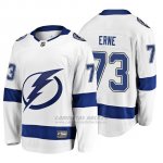 Camiseta Tampa Bay Lightning Adam Erne 2019 Away Breakaway Blanco