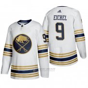 Camiseta Hockey Buffalo Sabres Jack Eichel Tercera Blanco