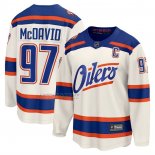 Camiseta Hockey Edmonton Oilers Connor McDavid Alterno Breakaway Crema