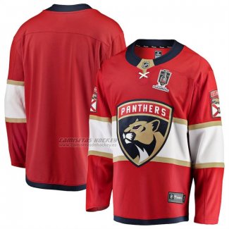 Camiseta Hockey Florida Panthers 2025 Stanley Cup Champions Breakaway Rojo