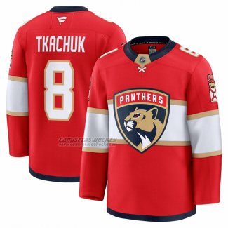 Camiseta Hockey Florida Panthers Brady Tkachuk Primera Premium Rojo
