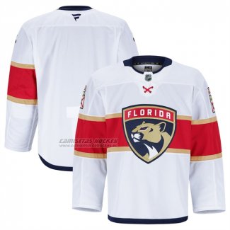 Camiseta Hockey Florida Panthers Segunda Autentico Pro Blanco