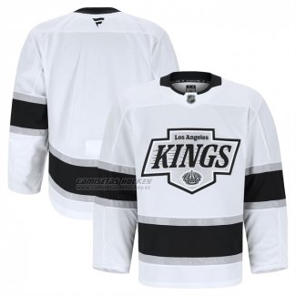 Camiseta Hockey Los Angeles Kings Segunda Autentico Pro Blanco