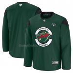 Camiseta Hockey Minnesota Wild Practice Verde