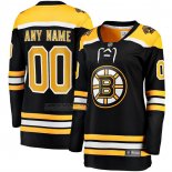 Camiseta Hockey Mujer Boston Bruins Primera Breakaway Personalizada Negro