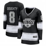 Camiseta Hockey Mujer Los Angeles Kings Drew Doughty Primera Breakaway Negro