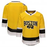 Camiseta Hockey Nino Boston Bruins 2026 Stadium Series Premier Oro