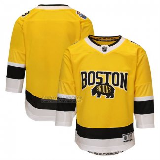 Camiseta Hockey Nino Boston Bruins 2026 Stadium Series Premier Oro
