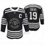 Camiseta Hockey Nino Chicago Blackhawks Jonathan Toews Premier Alternato Negro
