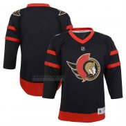Camiseta Hockey Nino Ottawa Senators Replica Negro