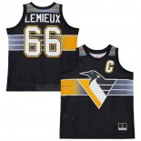 Camiseta Hockey Pittsburgh Penguins Mario Lemieux Maxxed Out Fashion Negro
