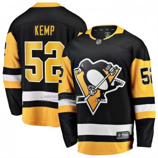 Camiseta Hockey Pittsburgh Penguins Philip Kemp Primera Breakaway Negro