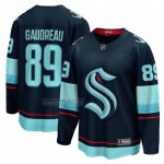 Camiseta Hockey Seattle Kraken Frederick Gaudreau Primera Breakaway Azul Oscuro