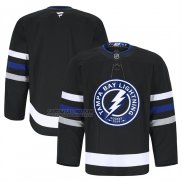 Camiseta Hockey Tampa Bay Lightning Alterno Autentico Pro Negro