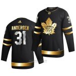 Camiseta Hockey Toronto Maple Leafs Frederik Andersen Golden Edition Limited Autentico 2020-21 Negro Camiseta Hockey Toronto Maple Leafs Frederik Andersen Golden Edition Limited Autentico 2020-21 Negro
