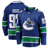 Camiseta Hockey Vancouver Canucks Marco Rossi Primera Breakaway Azul