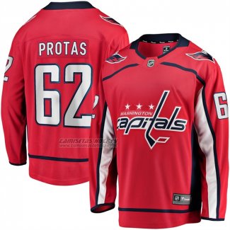 Camiseta Hockey Washington Capitals Ilya Protas Primera Breakaway Rojo