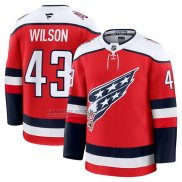 Camiseta Hockey Washington Capitals Tom Wilson Alterno Premium Rojo