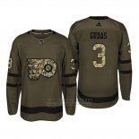 Camiseta Philadelphia Flyers 3 Radko Gudas Camo Salute To Service