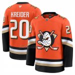 Camiseta Hockey Anaheim Ducks Chris Kreider Primera Premium Naranja