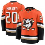 Camiseta Hockey Anaheim Ducks Chris Kreider Primera Premium Naranja
