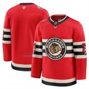 Camiseta Hockey Chicago Blackhawks 2025 Winter Classic Premium Rojo