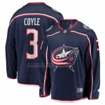 Camiseta Hockey Columbus Blue Jackets Charlie Coyle Primera Breakaway Azul