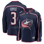 Camiseta Hockey Columbus Blue Jackets Charlie Coyle Primera Breakaway Azul