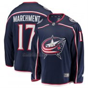 Camiseta Hockey Columbus Blue Jackets Mason Marchment Primera Breakaway Azul