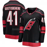 Camiseta Hockey Mujer Carolina Hurricanes Shayne Gostisbehere Primera Breakaway Negro