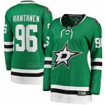 Camiseta Hockey Mujer Dallas Stars Mikko Rantanen Primera Breakaway Verde