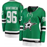 Camiseta Hockey Mujer Dallas Stars Mikko Rantanen Primera Breakaway Verde