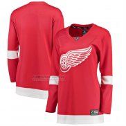 Camiseta Hockey Mujer Detroit Red Wings Primera Breakaway Rojo