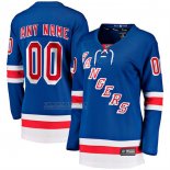 Camiseta Hockey Mujer New York Rangers Primera Breakaway Personalizada Azul