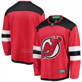 Camiseta Hockey New Jersey Devils Primera Breakaway Rojo