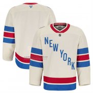 Camiseta Hockey New York Rangers 2026 Winter Classic Premium Autentico Crema