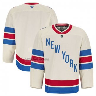 Camiseta Hockey New York Rangers 2026 Winter Classic Premium Autentico Crema
