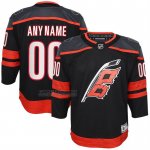 Camiseta Hockey Nino Carolina Hurricanes Primera Premier Personalizada Negro