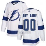 Camiseta Hockey Nino Tampa Bay Lightning Segunda Personalizada Blanco