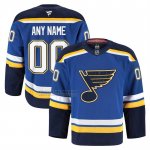 Camiseta Hockey St Louis Blues Primera Premium Personalizada Azul