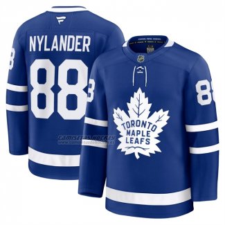 Camiseta Hockey Toronto Maple Leafs William Nylander Primera Premium Azul