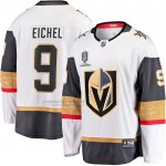 Camiseta Hockey Vegas Golden Knights Jack Eichel 2023 Stanley Cup Champions Segunda Breakaway Blanco Camiseta Hockey Vegas Golden Knights Jack Eichel 2023 Stanley Cup Champions Segunda Breakaway Blanco