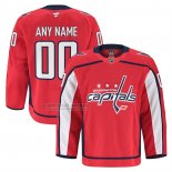 Camiseta Hockey Washington Capitals Autentico Pro Personalizada Rojo