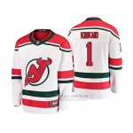 Camiseta Nino New Jersey Devils Keith Kinkaid Alternato Breakaway Blanco