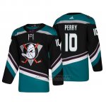 Camiseta Anaheim Ducks Corey Perry Alternato 25th Aniversario Adidas Autentico Negro Camiseta Anaheim Ducks Corey Perry Alternato 25th Aniversario Adidas Autentico Negro