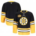Camiseta Hockey Boston Bruins 100th Aniversario Premium Negro