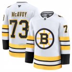 Camiseta Hockey Boston Bruins Charlie McAvoy Segunda Premium Blanco
