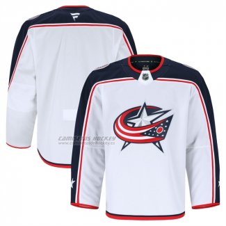 Camiseta Hockey Columbus Blue Jackets Segunda Autentico Pro Blanco