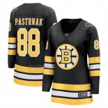 Camiseta Hockey Mujer Boston Bruins David Pastrnak Primera Breakaway Negro