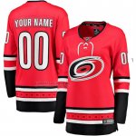 Camiseta Hockey Mujer Carolina Hurricanes Alterno Breakaway Personalizada Rojo
